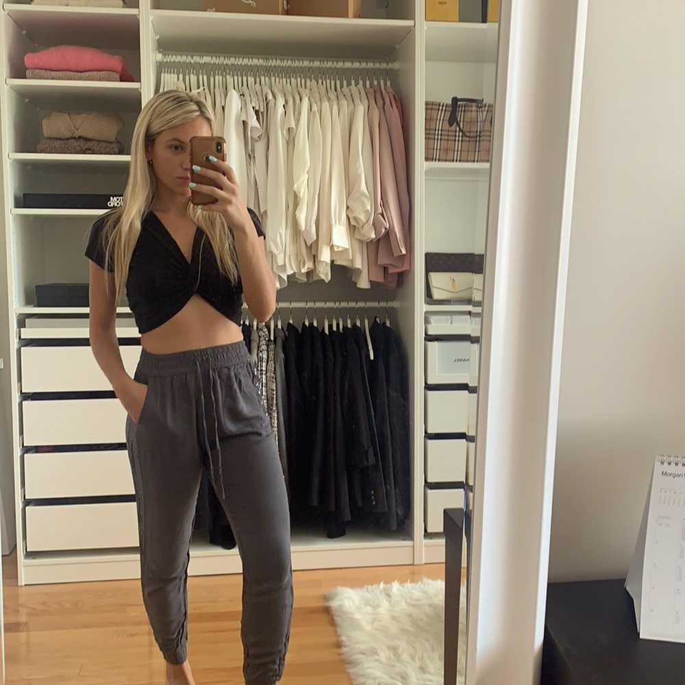 Hollister Gray Jogger Pants